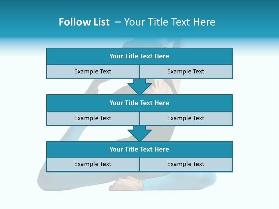 Health Human Yoga PowerPoint Template