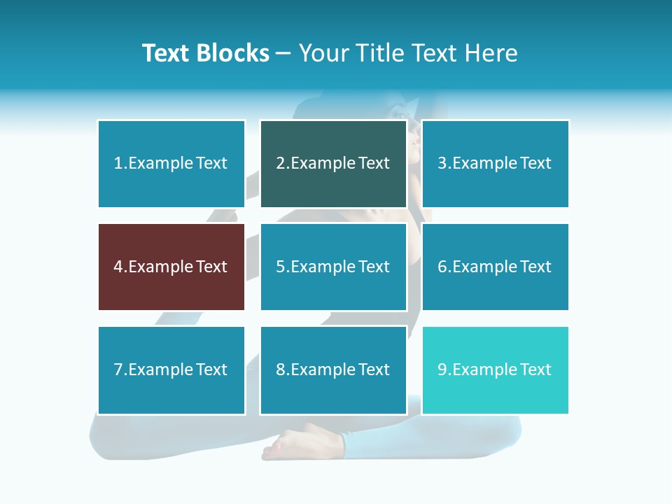 Health Human Yoga PowerPoint Template