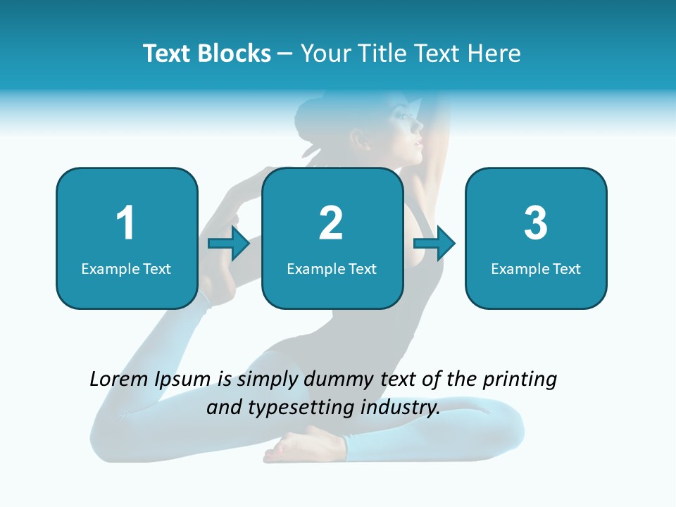 Health Human Yoga PowerPoint Template