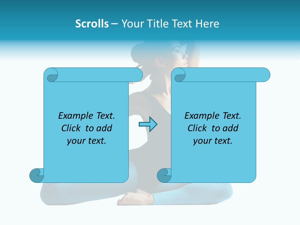 Health Human Yoga PowerPoint Template