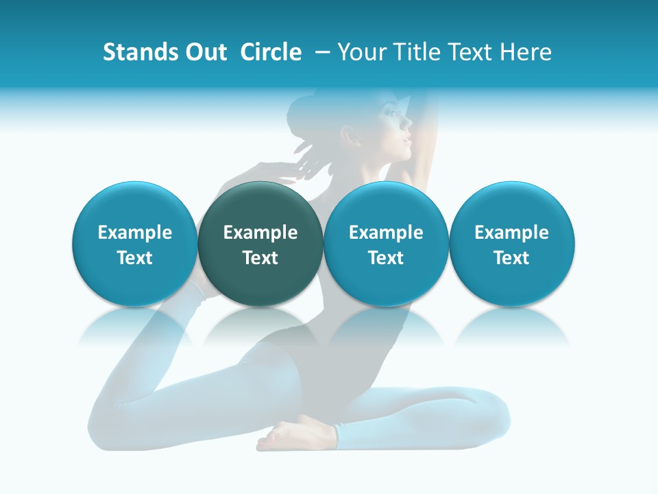 Health Human Yoga PowerPoint Template