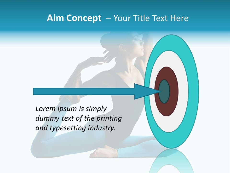 Health Human Yoga PowerPoint Template