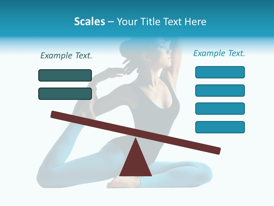 Health Human Yoga PowerPoint Template