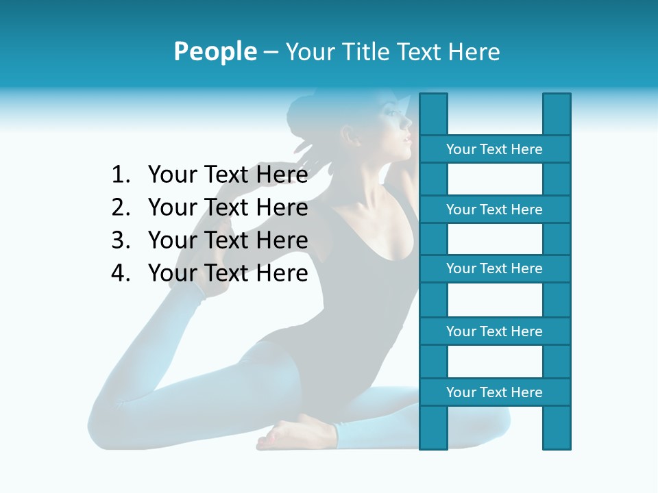 Health Human Yoga PowerPoint Template