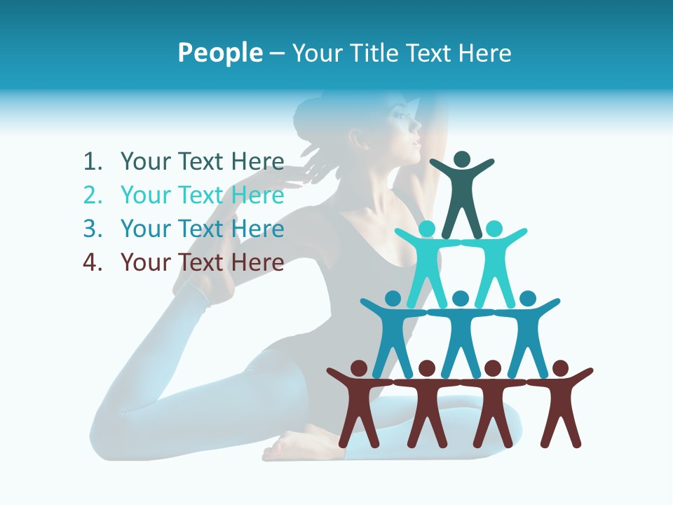 Health Human Yoga PowerPoint Template