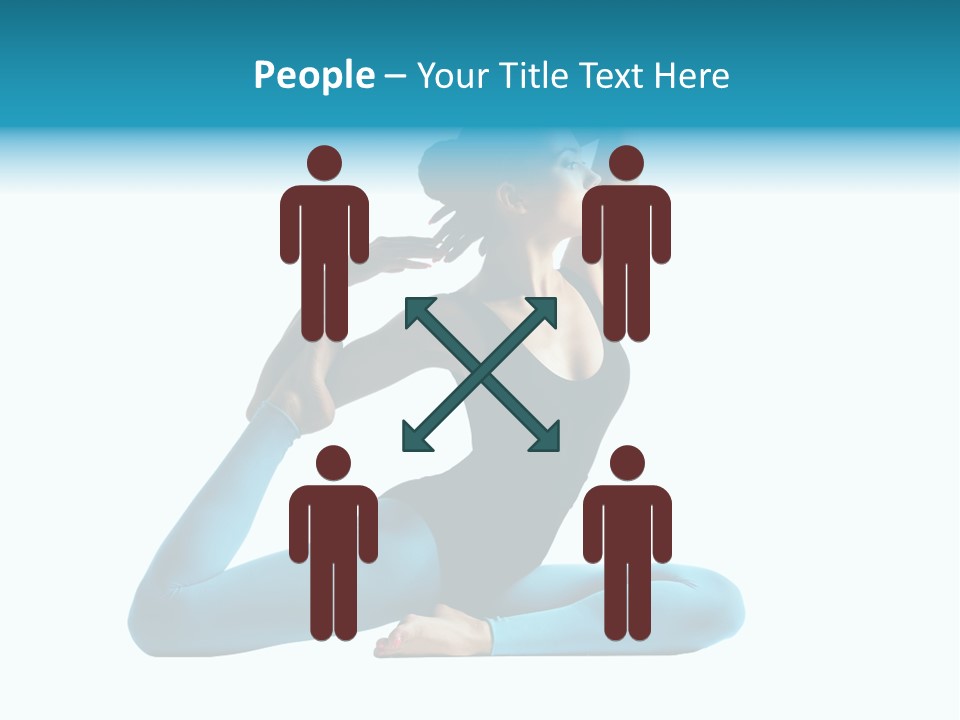 Health Human Yoga PowerPoint Template