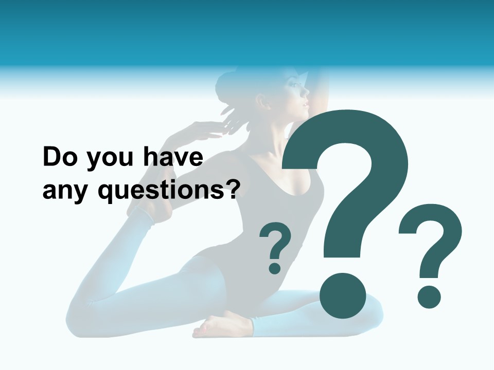 Health Human Yoga PowerPoint Template