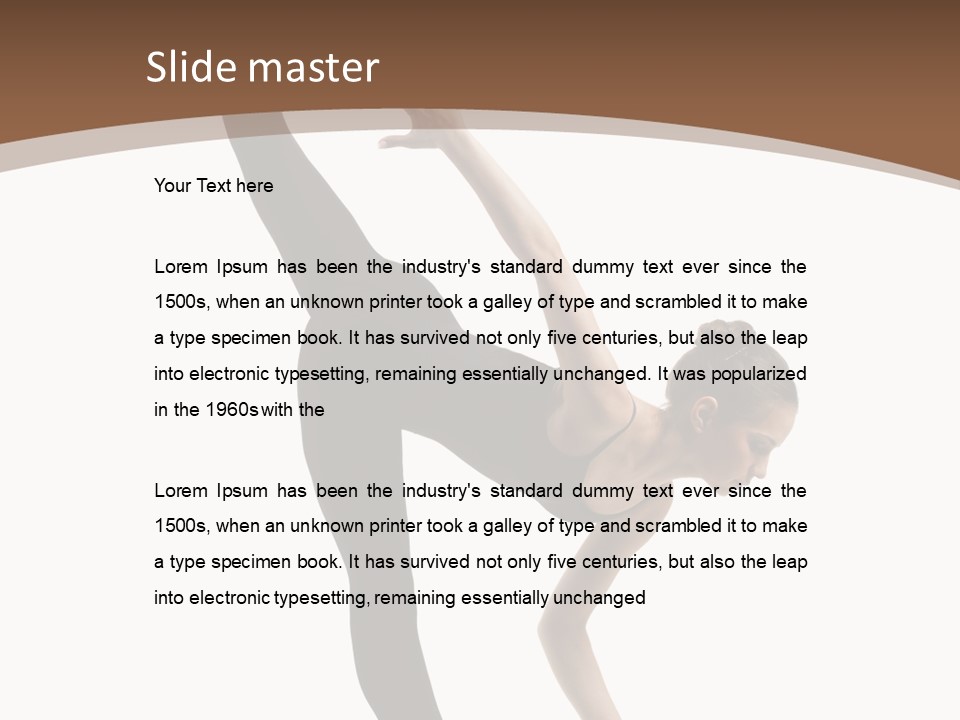 Exercise Active Flexibility PowerPoint Template