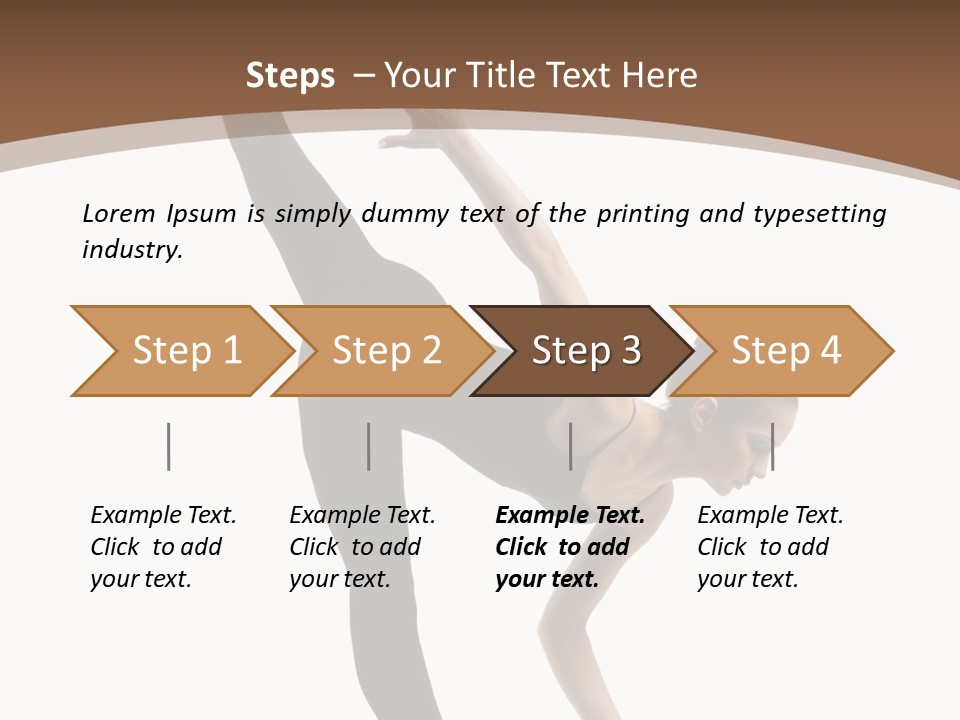 Exercise Active Flexibility PowerPoint Template