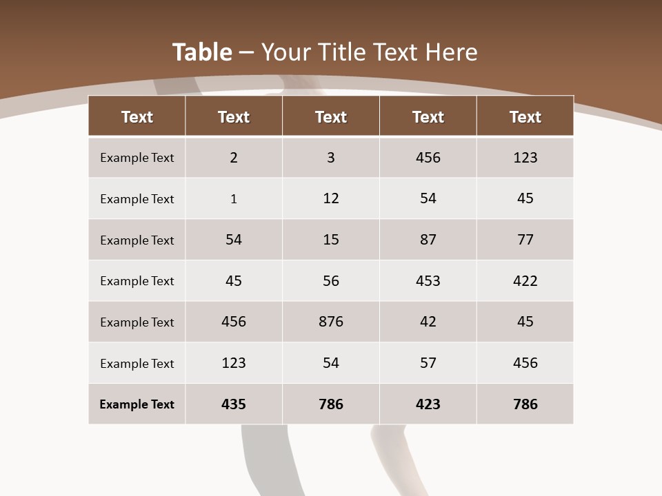 Exercise Active Flexibility PowerPoint Template