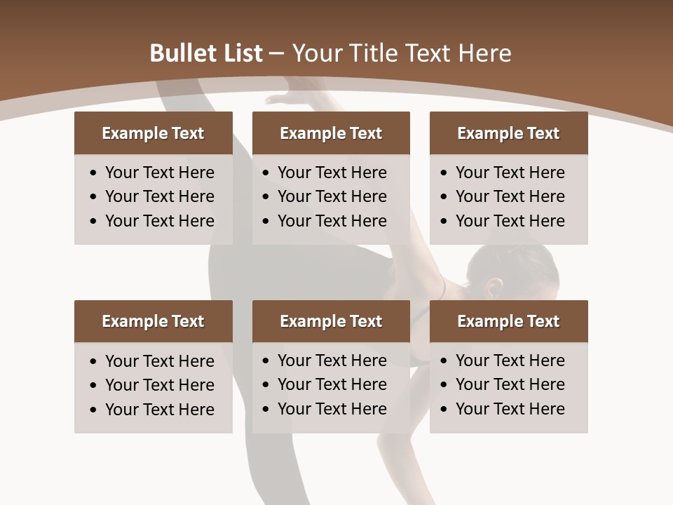 Exercise Active Flexibility PowerPoint Template