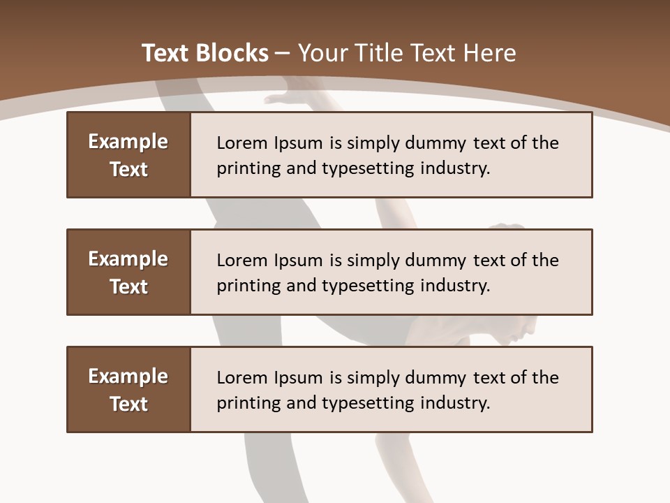Exercise Active Flexibility PowerPoint Template
