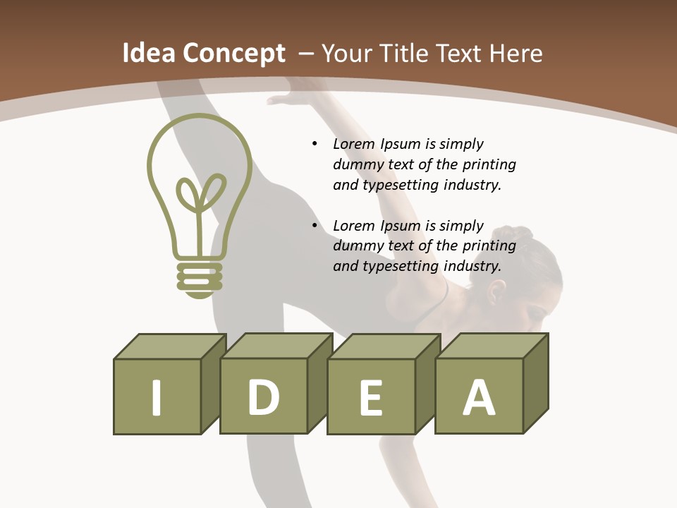 Exercise Active Flexibility PowerPoint Template