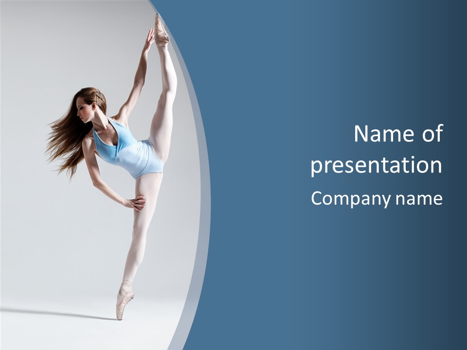 Theatrical Ballet Classical PowerPoint Template