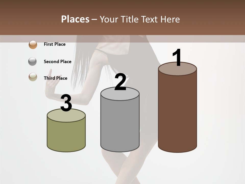 Jump Tiptoe Attractive PowerPoint Template