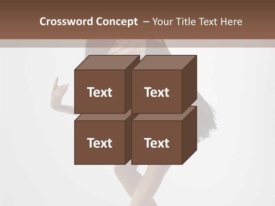 Jump Tiptoe Attractive PowerPoint Template
