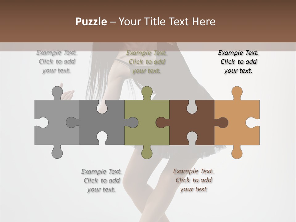 Jump Tiptoe Attractive PowerPoint Template