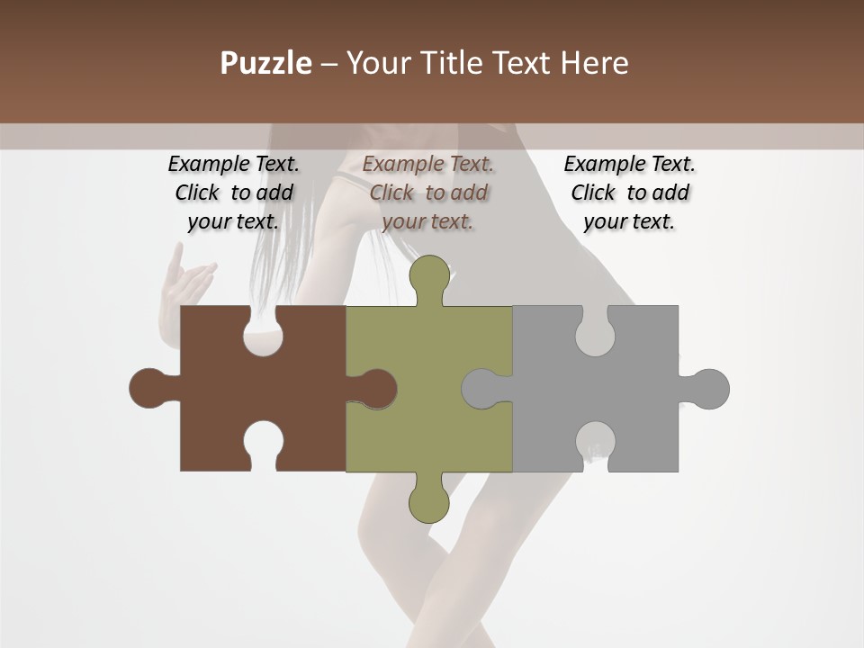 Jump Tiptoe Attractive PowerPoint Template