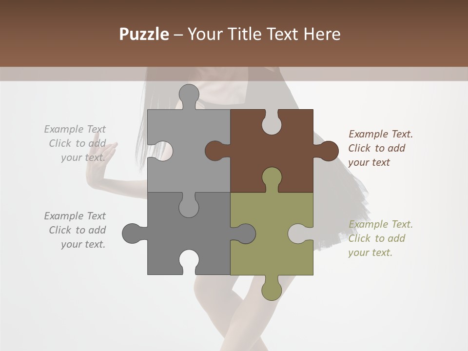 Jump Tiptoe Attractive PowerPoint Template