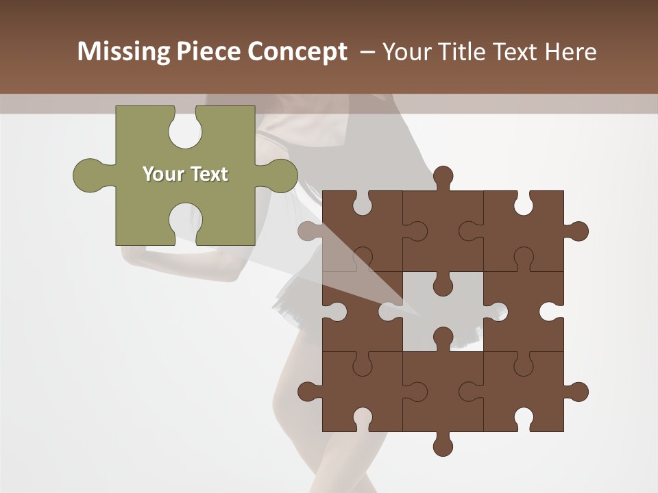 Jump Tiptoe Attractive PowerPoint Template