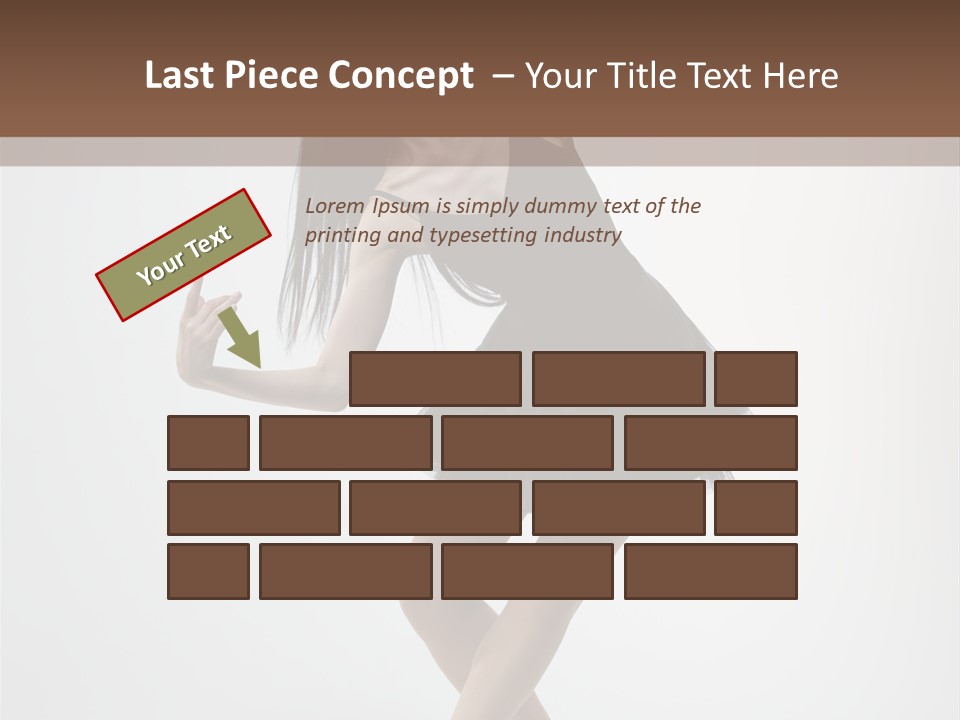 Jump Tiptoe Attractive PowerPoint Template