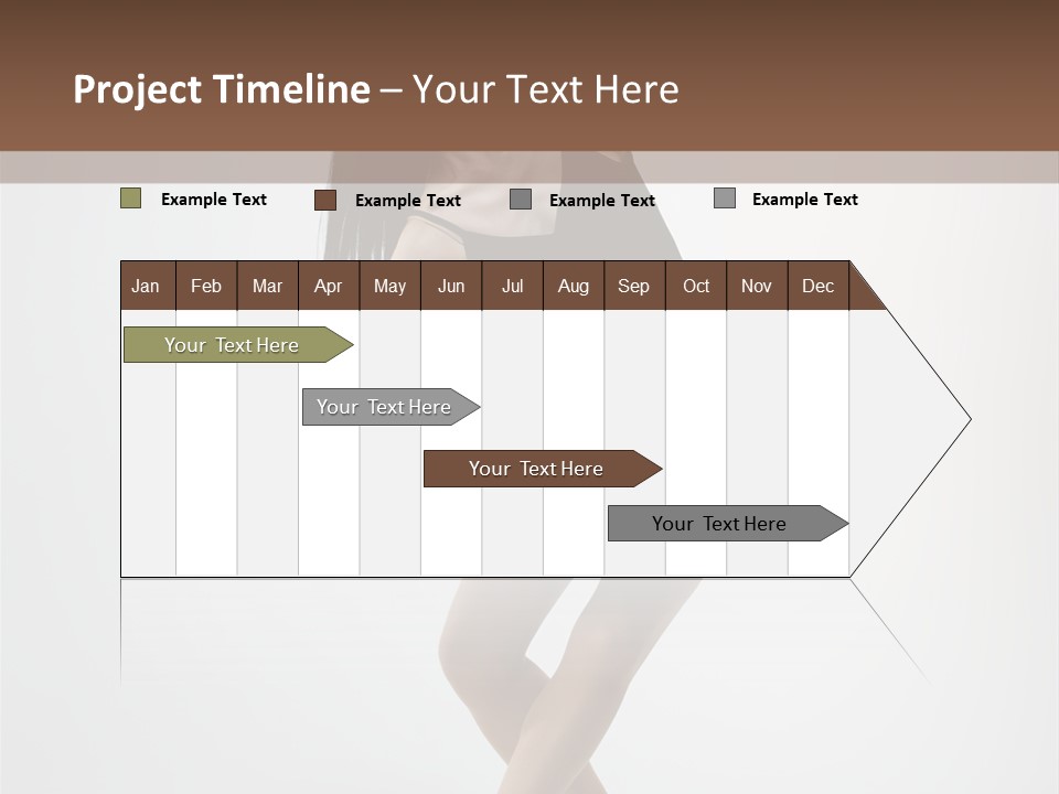 Jump Tiptoe Attractive PowerPoint Template