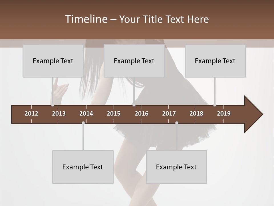 Jump Tiptoe Attractive PowerPoint Template