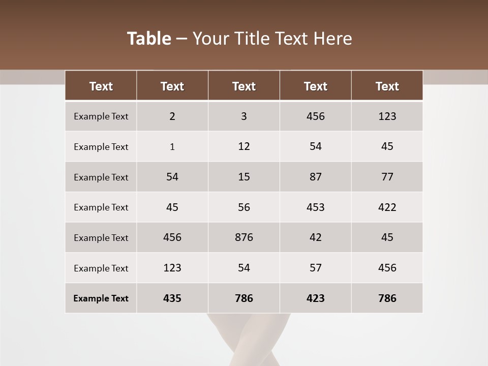 Jump Tiptoe Attractive PowerPoint Template
