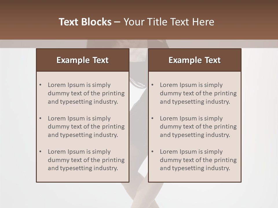 Jump Tiptoe Attractive PowerPoint Template