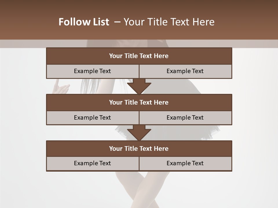 Jump Tiptoe Attractive PowerPoint Template