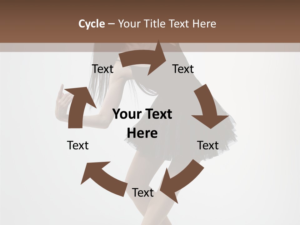 Jump Tiptoe Attractive PowerPoint Template