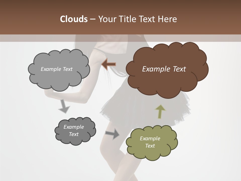 Jump Tiptoe Attractive PowerPoint Template