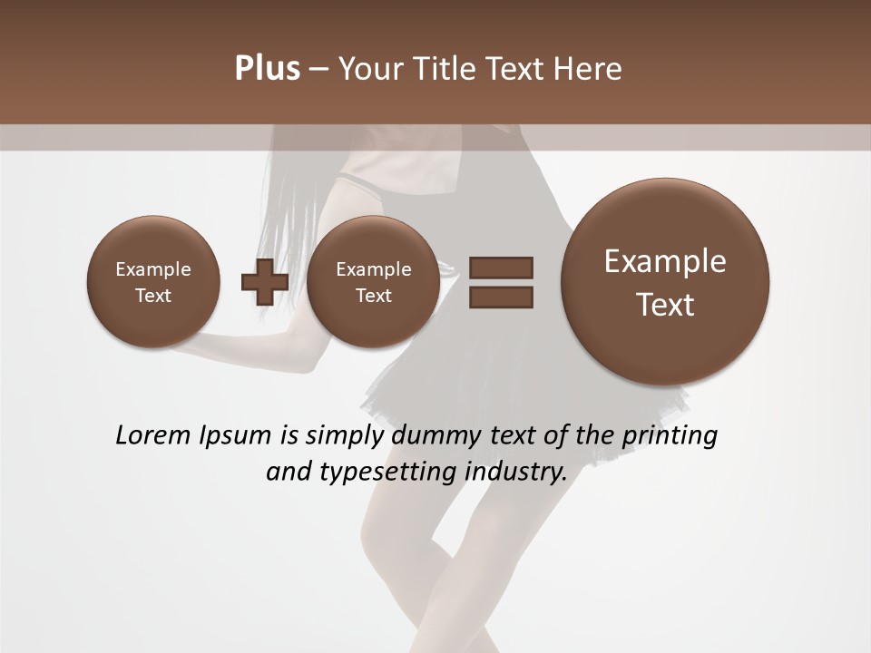 Jump Tiptoe Attractive PowerPoint Template