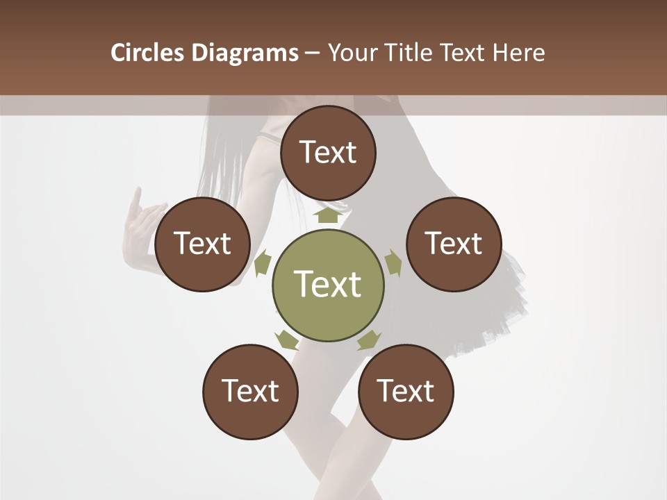 Jump Tiptoe Attractive PowerPoint Template