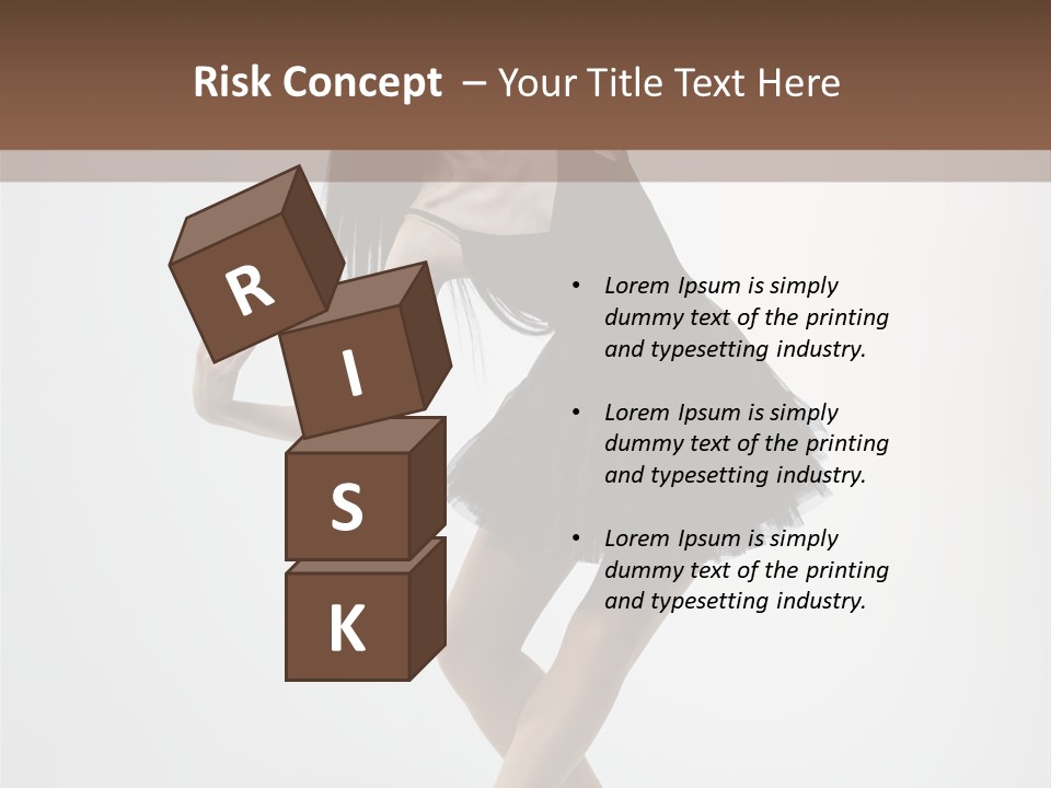 Jump Tiptoe Attractive PowerPoint Template