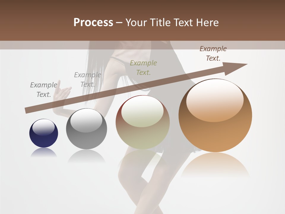 Jump Tiptoe Attractive PowerPoint Template