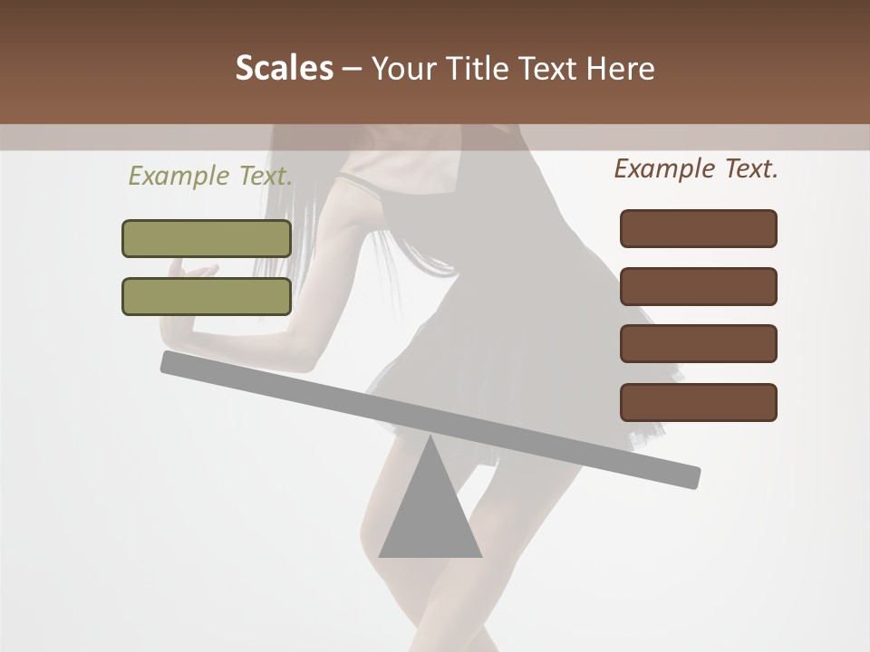 Jump Tiptoe Attractive PowerPoint Template