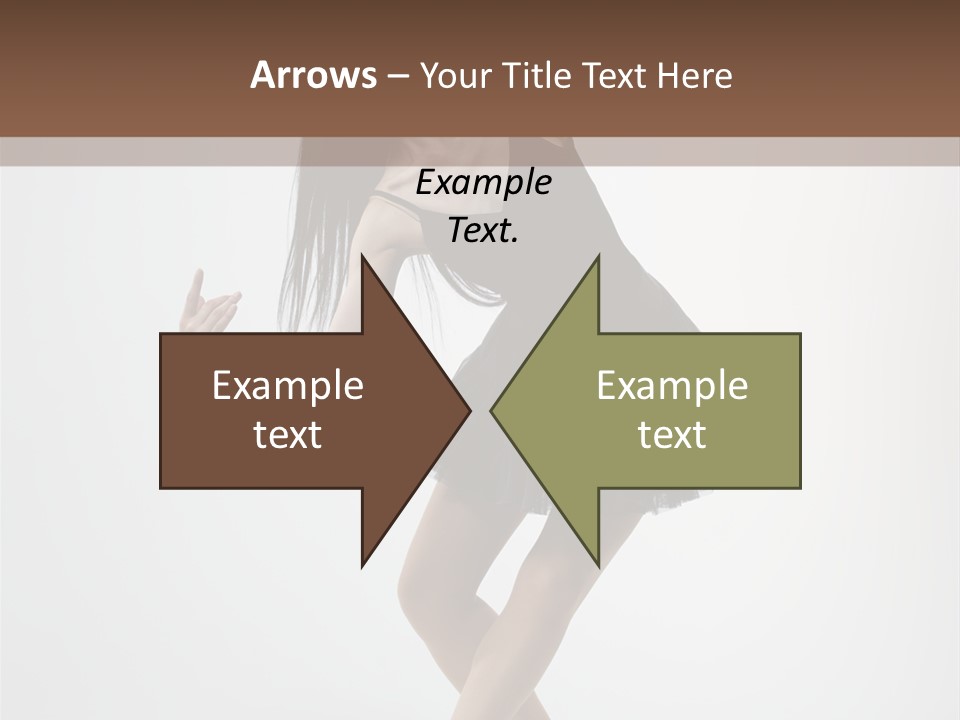 Jump Tiptoe Attractive PowerPoint Template