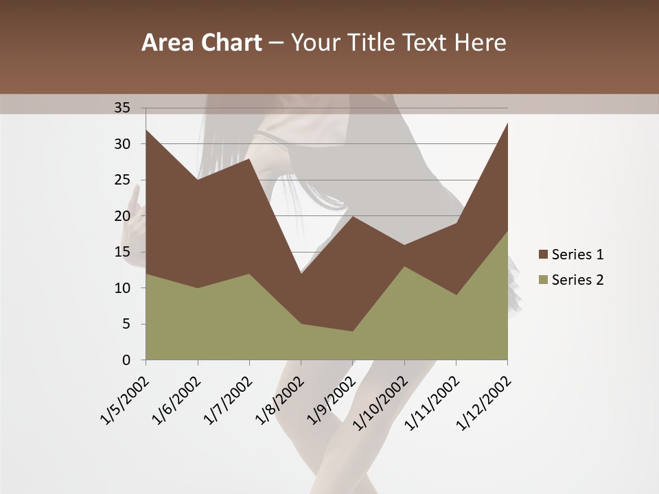Jump Tiptoe Attractive PowerPoint Template