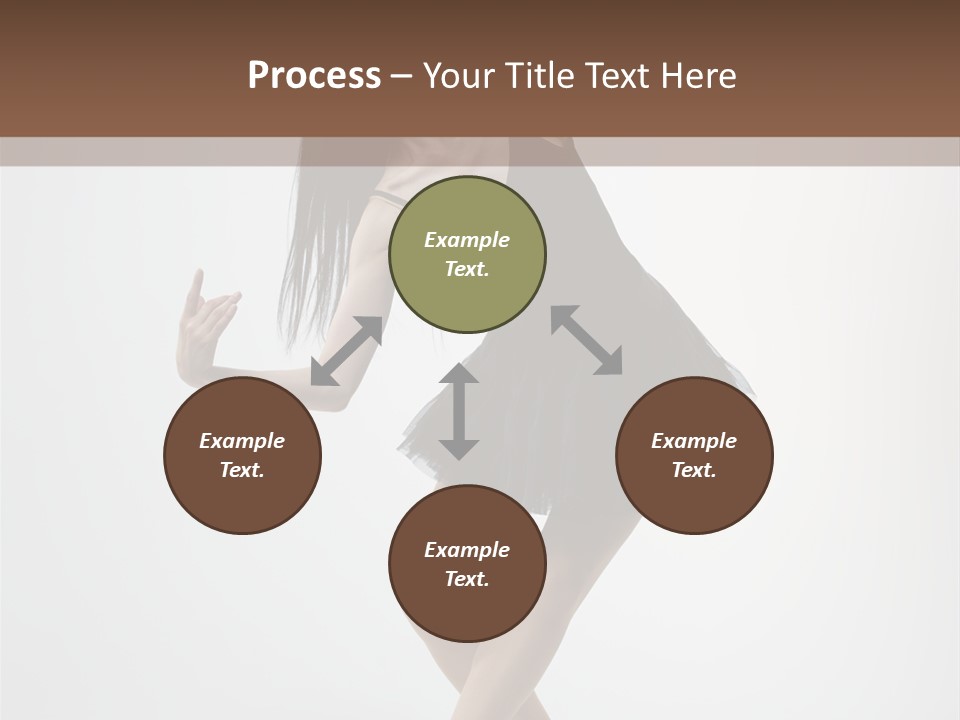 Jump Tiptoe Attractive PowerPoint Template