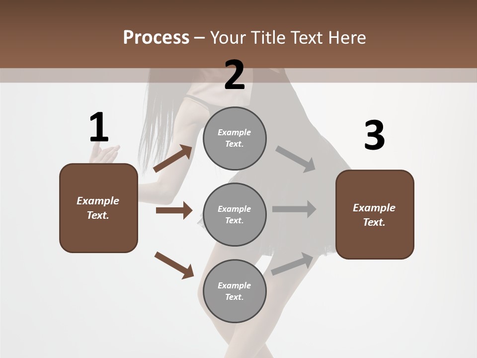 Jump Tiptoe Attractive PowerPoint Template