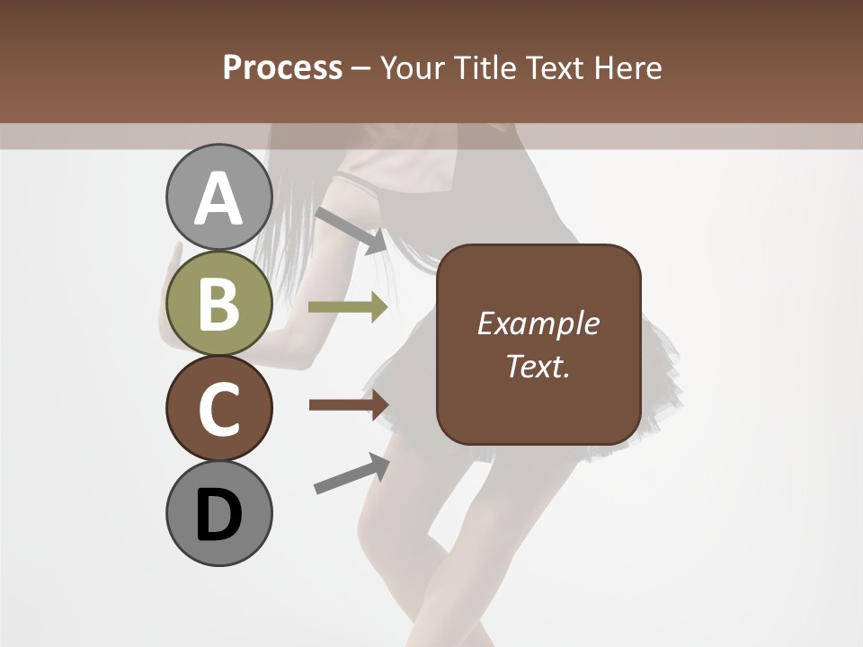 Jump Tiptoe Attractive PowerPoint Template