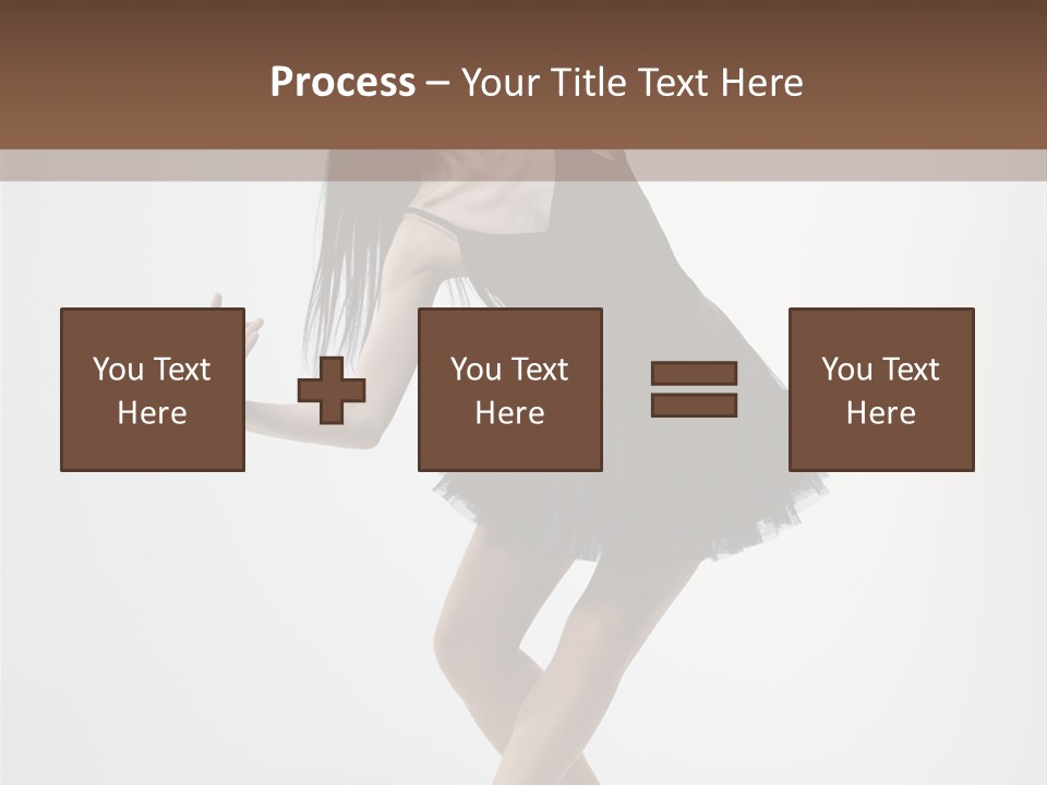Jump Tiptoe Attractive PowerPoint Template