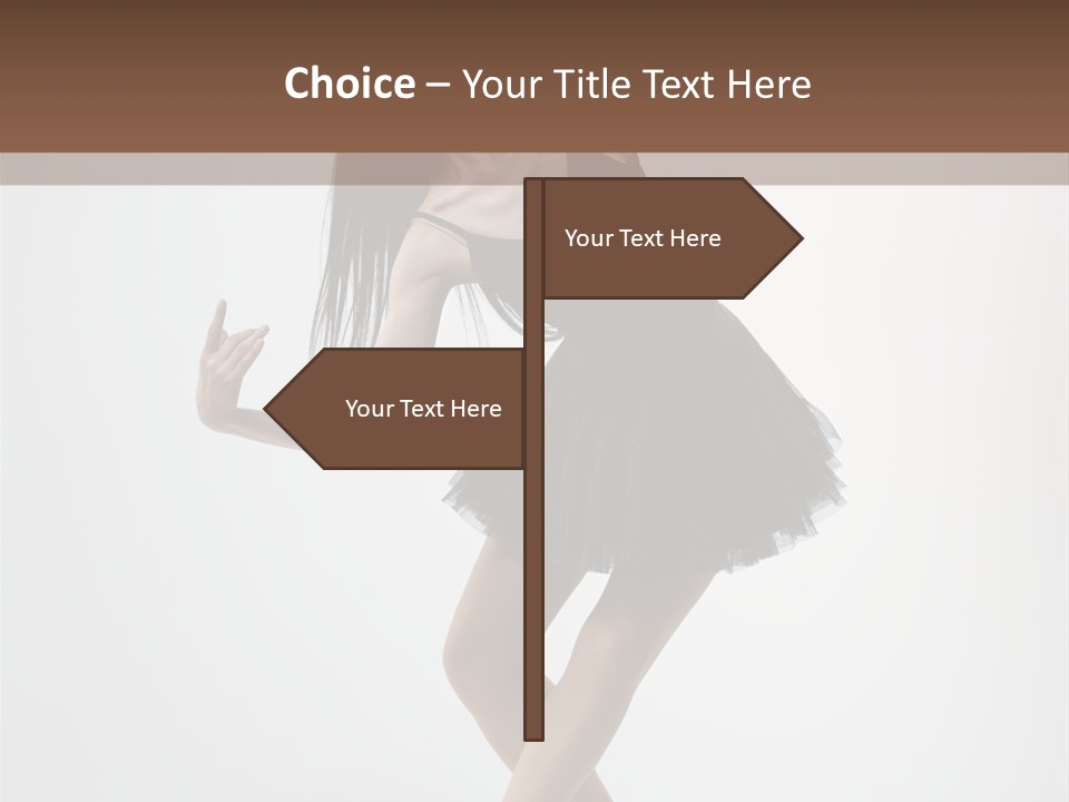 Jump Tiptoe Attractive PowerPoint Template
