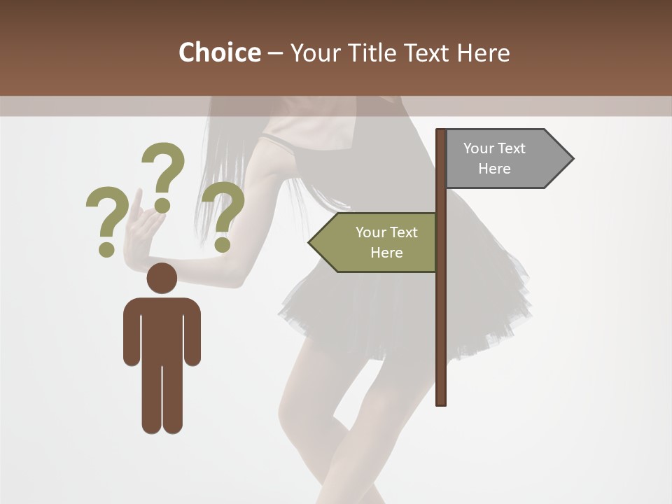 Jump Tiptoe Attractive PowerPoint Template