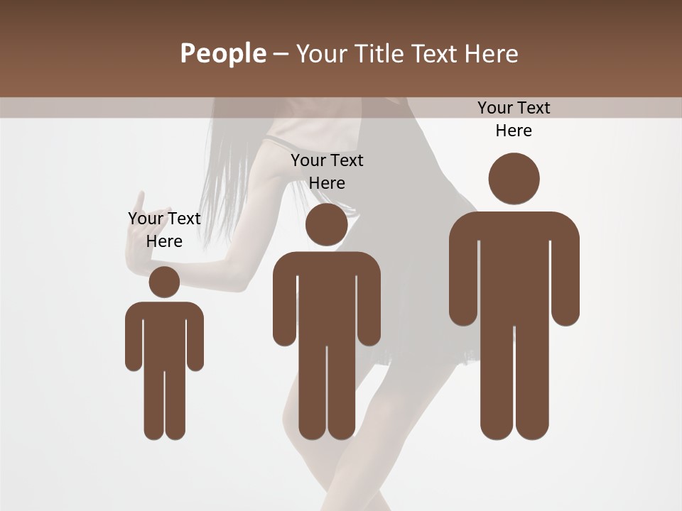 Jump Tiptoe Attractive PowerPoint Template