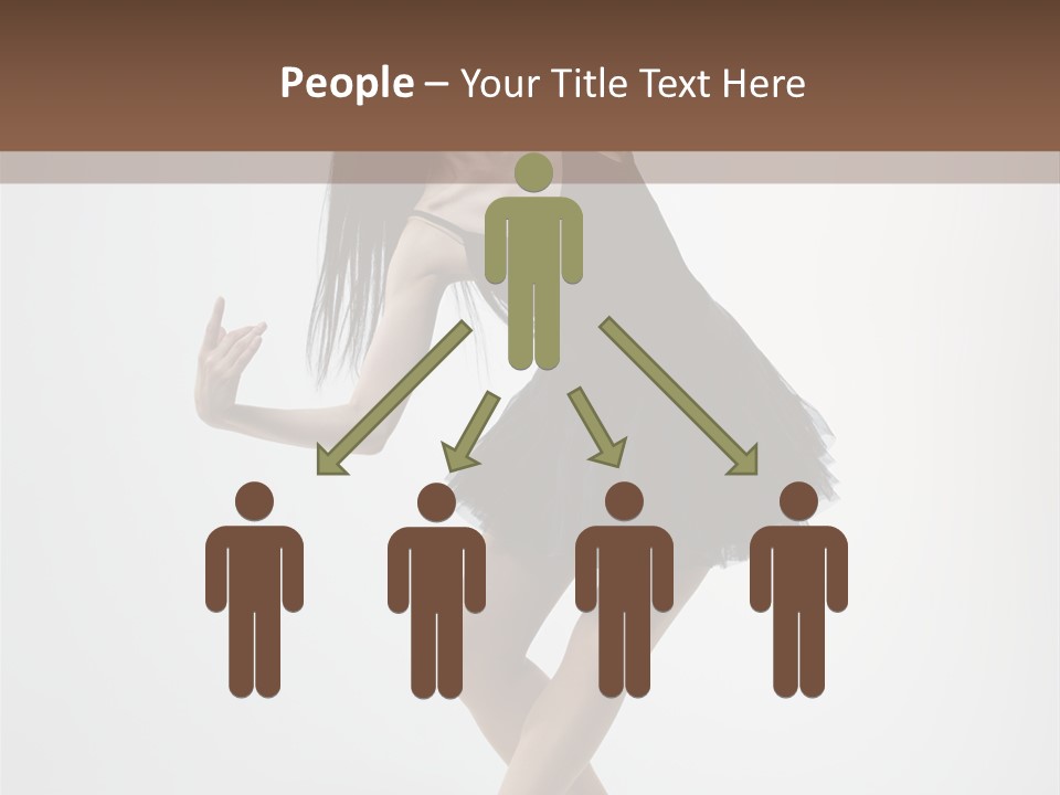 Jump Tiptoe Attractive PowerPoint Template