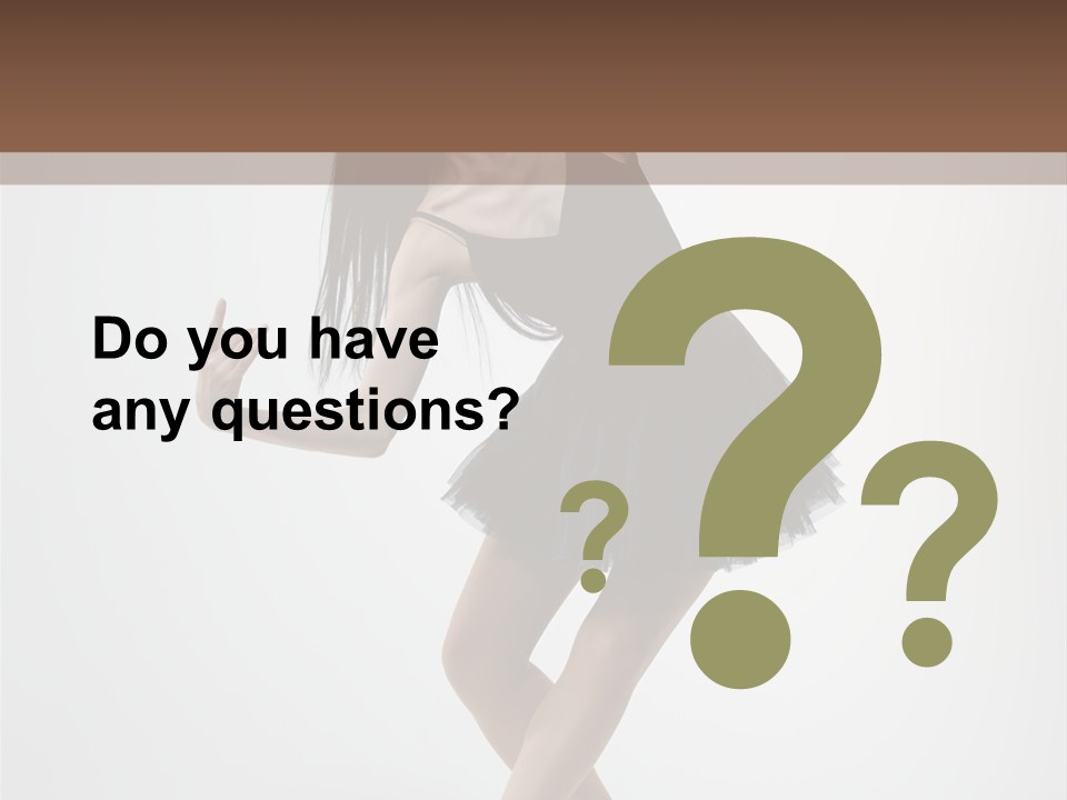 Jump Tiptoe Attractive PowerPoint Template