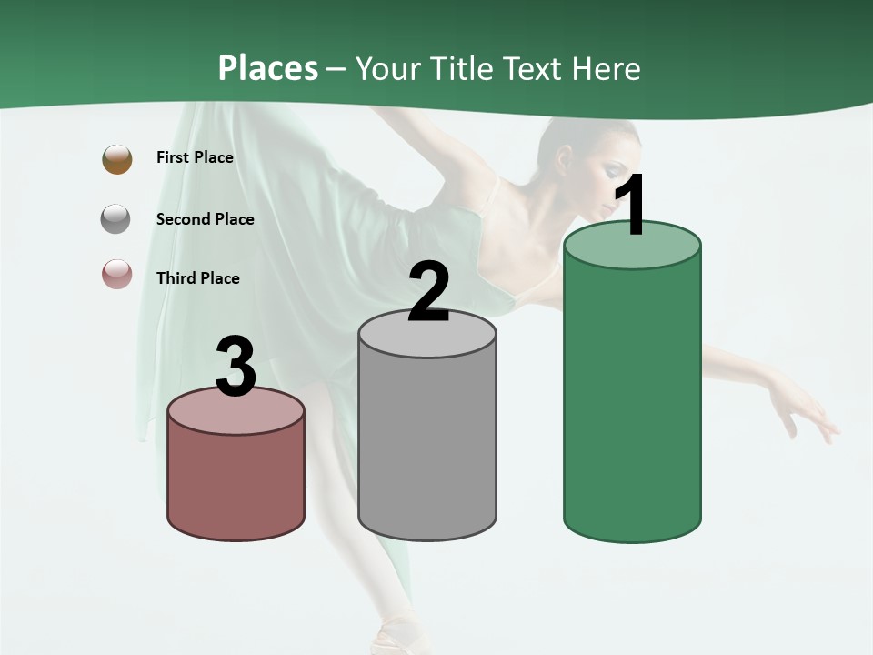 Tutu Exercise Jump PowerPoint Template