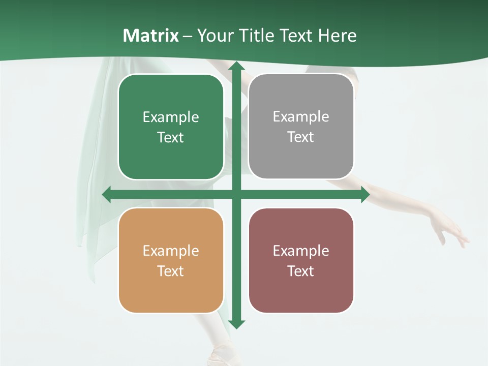 Tutu Exercise Jump PowerPoint Template